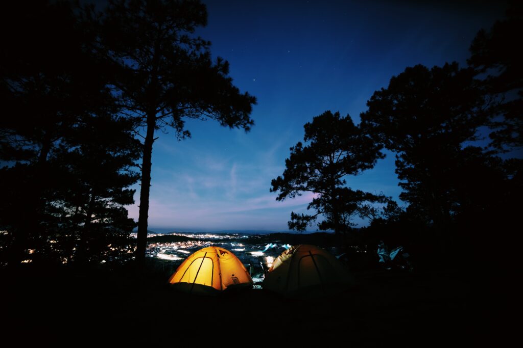camping night