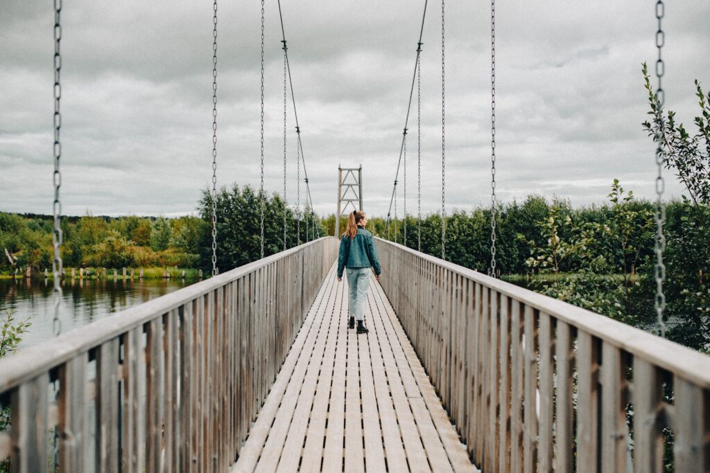 “Pinawa suspension bridge Trans-Canada Trail Manitoba”